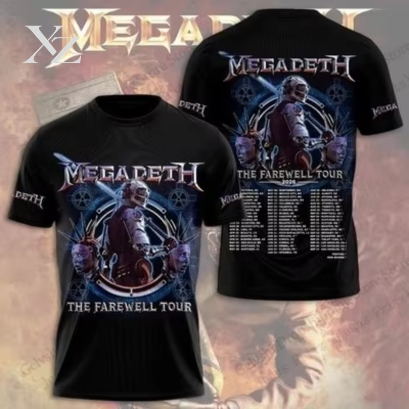 Street Fashion Canada - Hip Hop Rock Megadeth Grubu Kanada