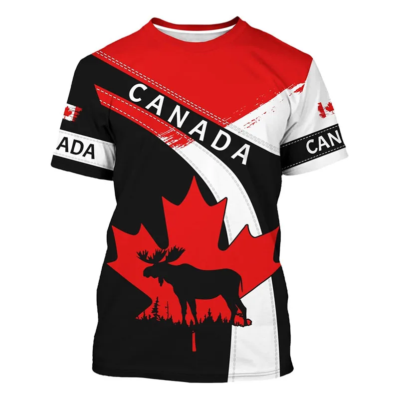 Street Fashion Canada - Moda Yeni Kanada T-shirt erkek Giyim
