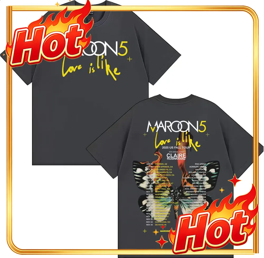Maroon 5 Love Is Like US 2025  - Street Fashion Men 2025 incelemesi ve fiyatı