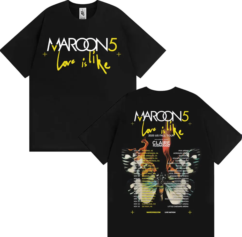 Maroon 5 Love Is Like US 2025  - Street Fashion Men 2025 incelemesi ve fiyatı