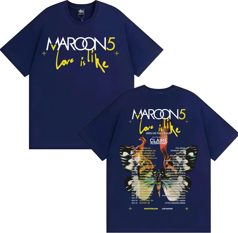 Maroon 5 Love Is Like US 2025  - Street Fashion Men 2025 incelemesi ve fiyatı