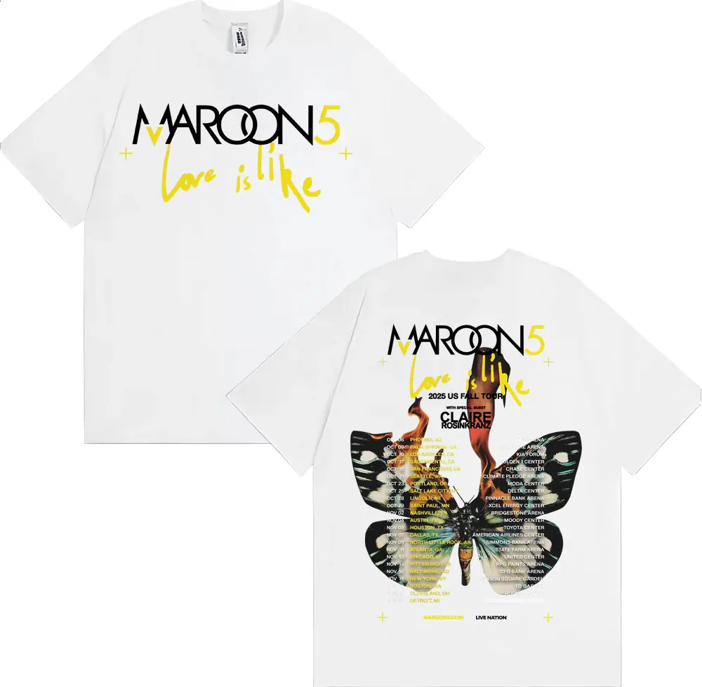 Maroon 5 Love Is Like US 2025  - Street Fashion Men 2025 incelemesi ve fiyatı