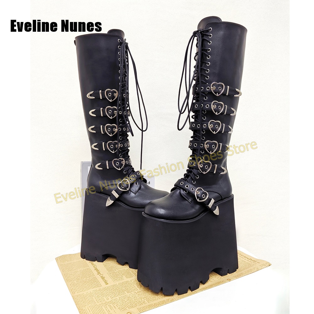 Y2K Gotik Lolita Uzun Platform - Street Fashion Y2K incelemesi ve fiyatı